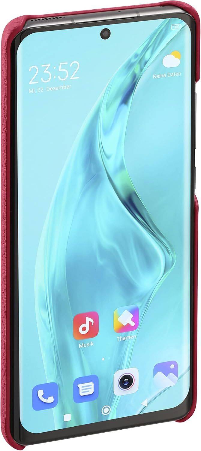 Xiaomi Lenny Echtleder Backcover für Xiaomi 12/12X Pink