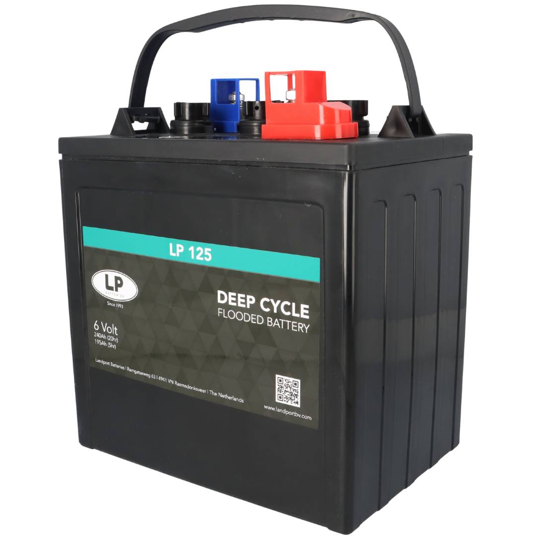 Batterie Landport LP 125 6V 240Ah kompatibel Trojan T-125 T-125 Plus Crown CR-235 CR 240 HD US125 US125DT
