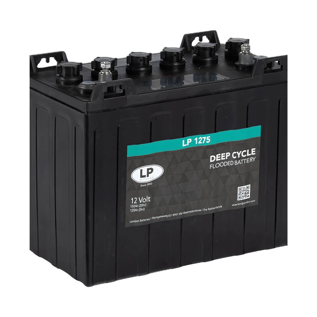 Landport LP 1275 12V 150Ah Deep Cycle Traktionsbatterie – Alternative Trojan T-1275 / Crown CR GC155 / US12VXC