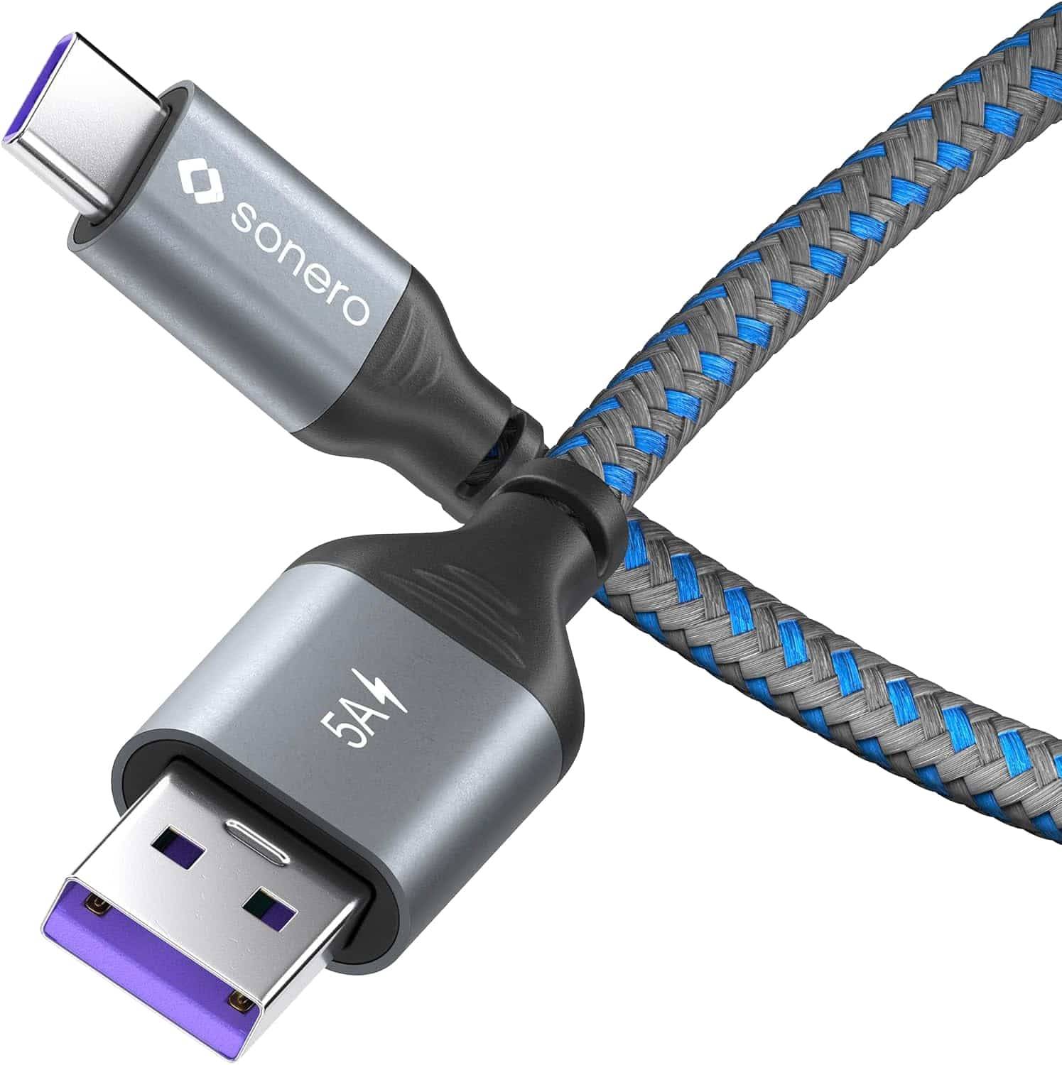 SONERO USB 2.0 Kabel SPC-U110-020 A/C 2m grau-schwarz