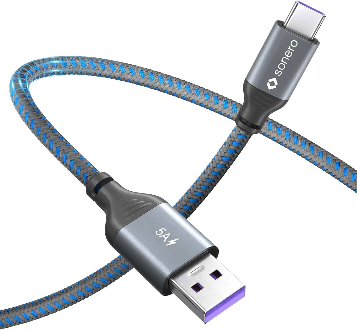 SONERO USB 2.0 Kabel SPC-U110-005 A/C 0,5m grau-schwarz