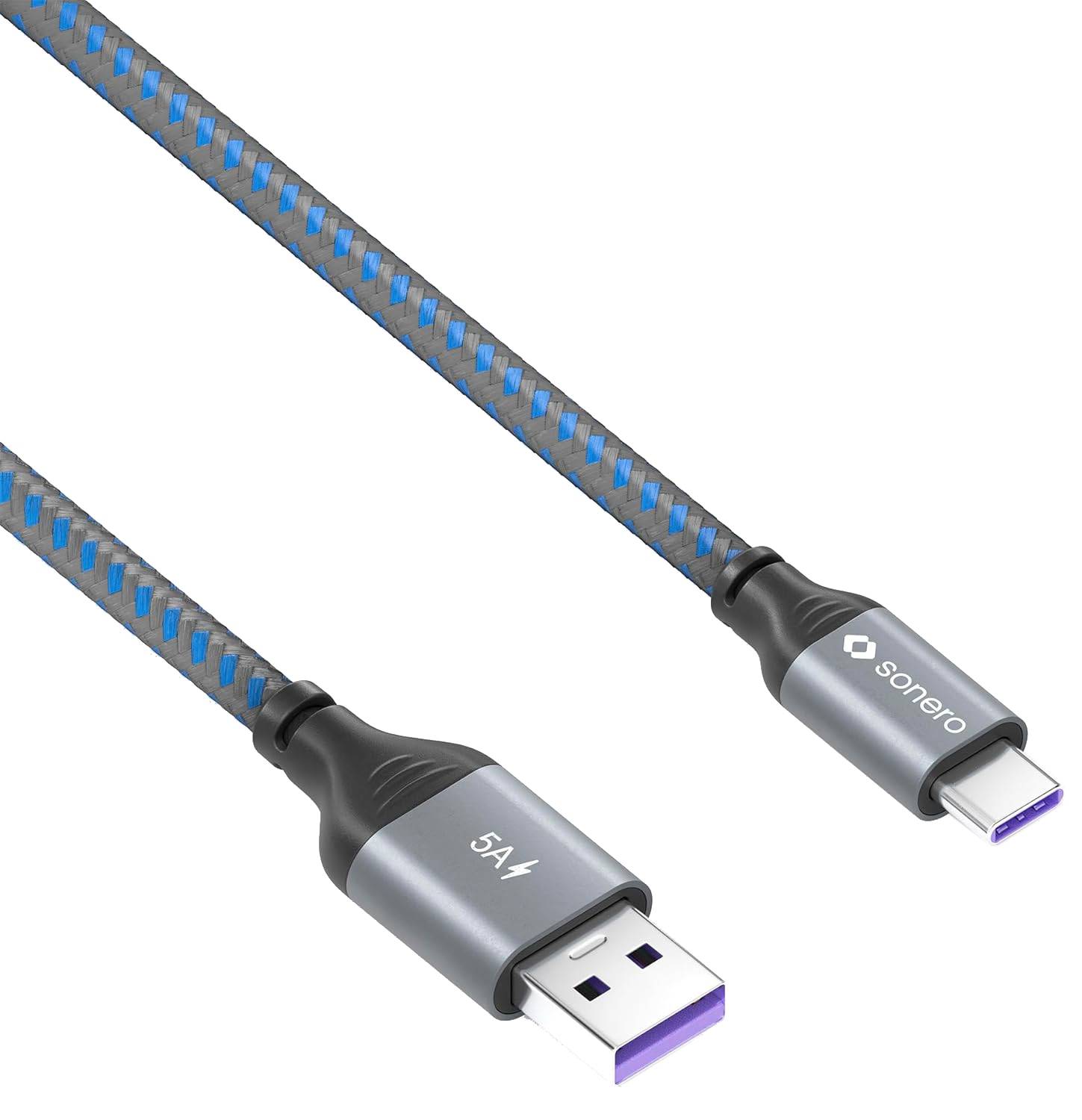 SONERO USB 2.0 Kabel SPC-U110-005 A/C 0,5m grau-schwarz