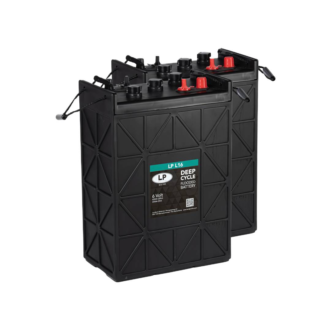 2x Traktionsbatterie Landport LP L16 6V 420Ah Deep Cycle (12V)