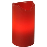 LED Kerzenset Adventskerzen Echtwachs flackernd Timer Fernbedienung rot 4er Set LED Kerzenset Adventskerzen Echtwachs flackernd Timer Fernbedienung rot 4er Set