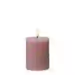 LED Kerze PIA Uyuni Rustik-Optik Echtwachs Timer H: 10cm bis zu 1000Std. Rosa LED Kerze PIA Uyuni Rustik-Optik Echtwachs Timer H: 10cm bis zu 1000Std. Rosa