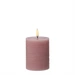 LED Kerze PIA Uyuni Rustik-Optik Echtwachs Timer H: 10cm bis zu 1000Std. Rosa LED Kerze PIA Uyuni Rustik-Optik Echtwachs Timer H: 10cm bis zu 1000Std. Rosa