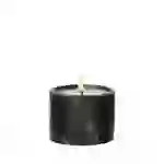 LED Kerze in Marmoroptik Zement Wachs 3D Flamme Timer H: 8,5cm D: 9cm schwarz LED Kerze in Marmoroptik Zement Wachs 3D Flamme Timer H: 8,5cm D: 9cm schwarz