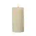 LED Kerze Twist Echtwachs gedrehte Stumpenkerze flackernd H: 17,5cm Timer creme LED Kerze Twist Echtwachs gedrehte Stumpenkerze flackernd H: 17,5cm Timer creme