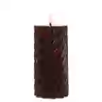 LED Kerze Twist Echtwachs gedrehte Stumpenkerze flackernd H: 17,5cm Timer rot LED Kerze Twist Echtwachs gedrehte Stumpenkerze flackernd H: 17,5cm Timer rot