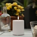 LED Kerze THEA Uyuni Innen/Außen outdoor H: 10cm D: 8,4cm weiß bis zu 2500 Std. LED Kerze THEA Uyuni Innen/Außen outdoor H: 10cm D: 8,4cm weiß bis zu 2500 Std.