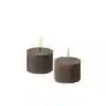 LED Mini Kerzen Thea Uyuni Piffany mit Rillen Timer bis 400 Std D:5,8cm sand 2St LED Mini Kerzen Thea Uyuni Piffany mit Rillen Timer bis 400 Std D:5,8cm sand 2St