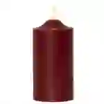 LED Kerze Echtwachs Advent Weihnachten 3D Flamme H: 17cm Batterie Timer rot LED Kerze Echtwachs Advent Weihnachten 3D Flamme H: 17cm Batterie Timer rot