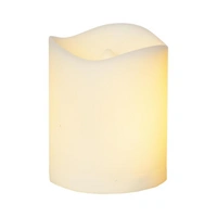 LED Mini Stumpenkerze Grabkerze D: 5cm inkl. Batterie Timer für Außen Laternen LED Mini Stumpenkerze Grabkerze D: 5cm inkl. Batterie Timer für Außen Laternen