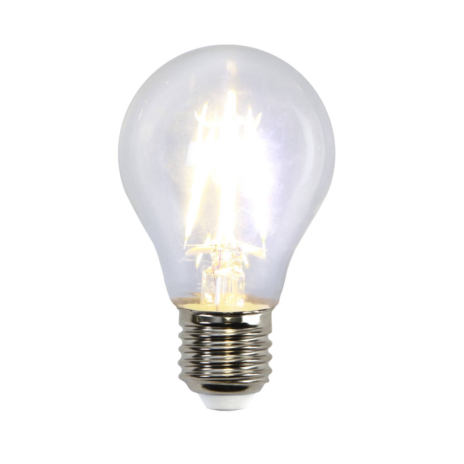 LED Tropfenlampe FILA A60 dimmbar - E27 - 4W - warmweiss 2700K - 470lm - klar