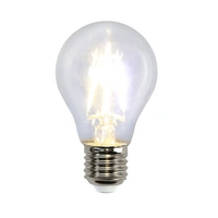 LED Tropfenlampe FILA A60 dimmbar - E27 - 4W - warmweiss 2700K - 470lm - klar LED Tropfenlampe FILA A60 dimmbar - E27 - 4W - warmweiss 2700K - 470lm - klar