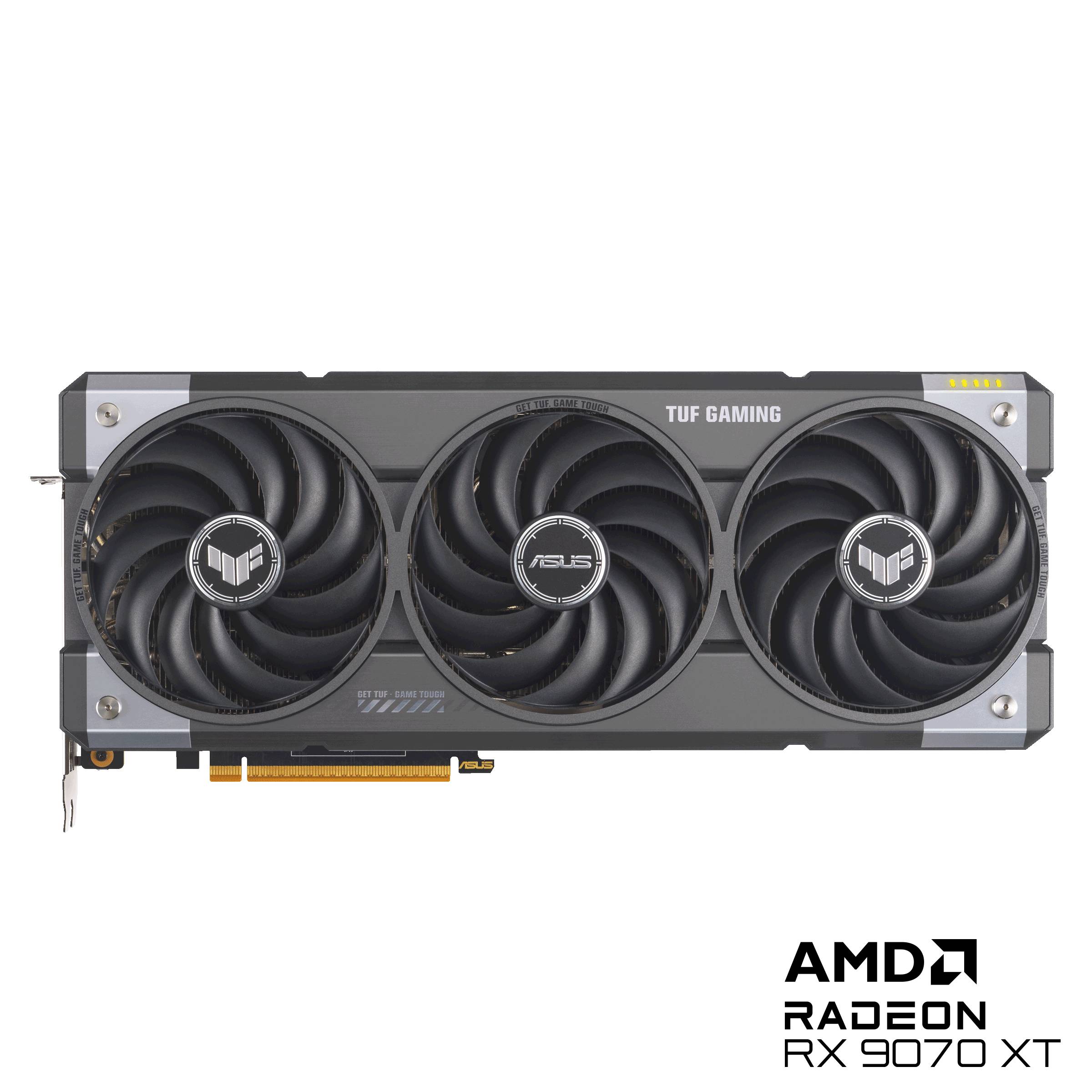 ASUS Tuf Radeon RX 9070 XT Gaming oc Tuf-Rx9070Xt-O16G-Gaming DDR6 - Grafikkarte - PCI-Express