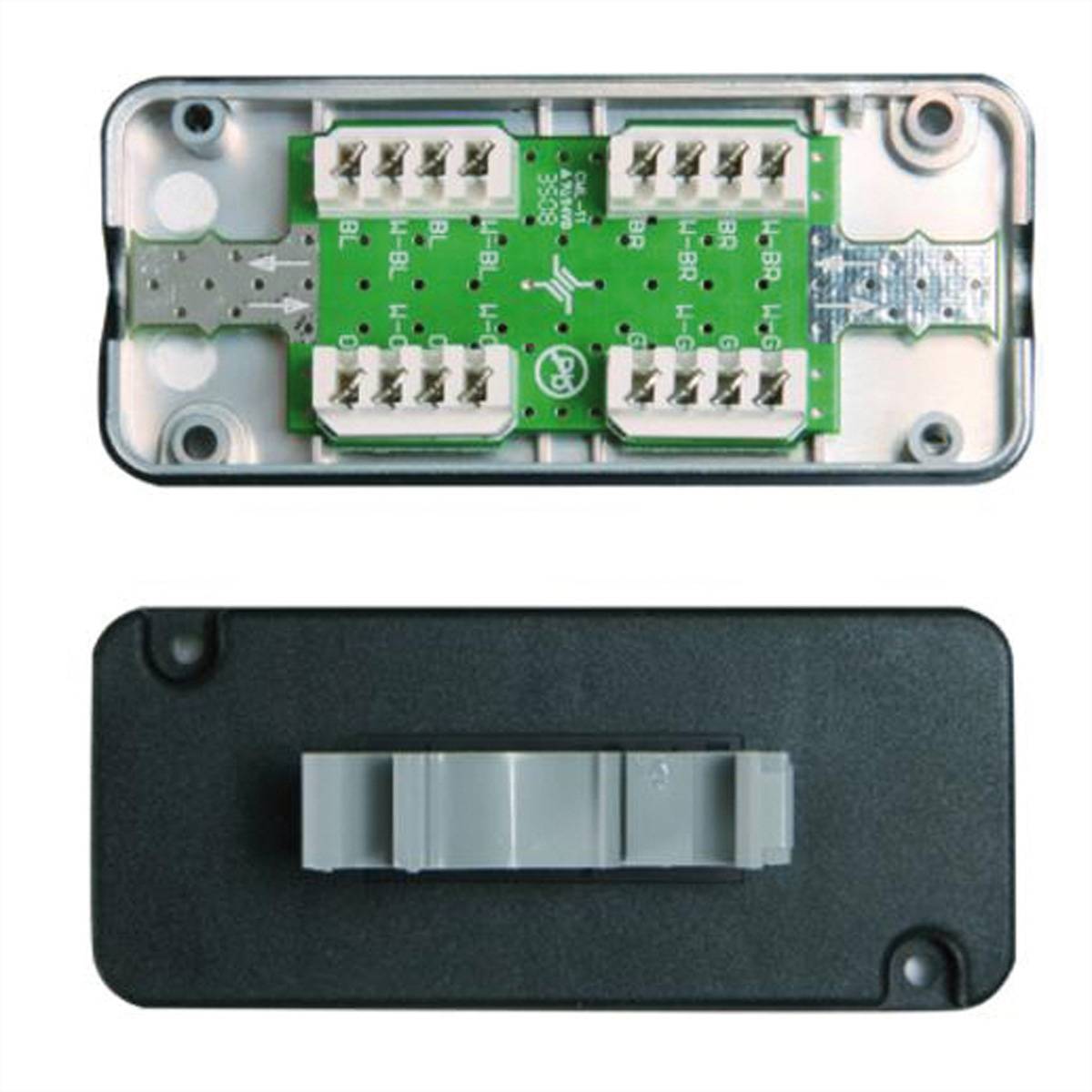 TELEGÄRTNER Verbindungsmodul Cat.7A (Class FA) für Tragschienen Anschlusstechnik TP
