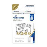 MediaRange Schriftbandka. Brother TZ-121/TZe-121 9mm, 8m sw Multimedia-Technik Schriftbänder