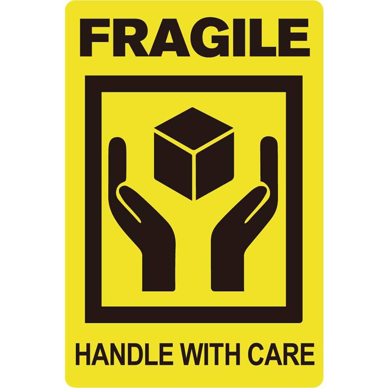 rillprint Hinweisetiketten "FRAGILE / HANDLE WITH CARE"