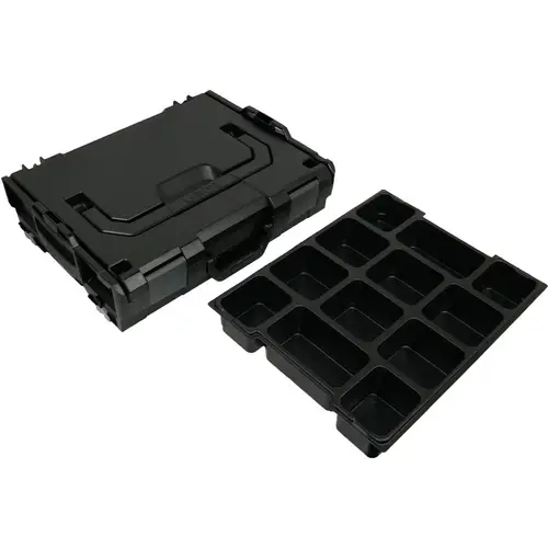 BS Systems L-Boxx 102 schwarz inkl. Kleinteileeinsatz 12 Fächer BS Systems L-Boxx 102 schwarz inkl. Kleinteileeinsatz 12 Fächer