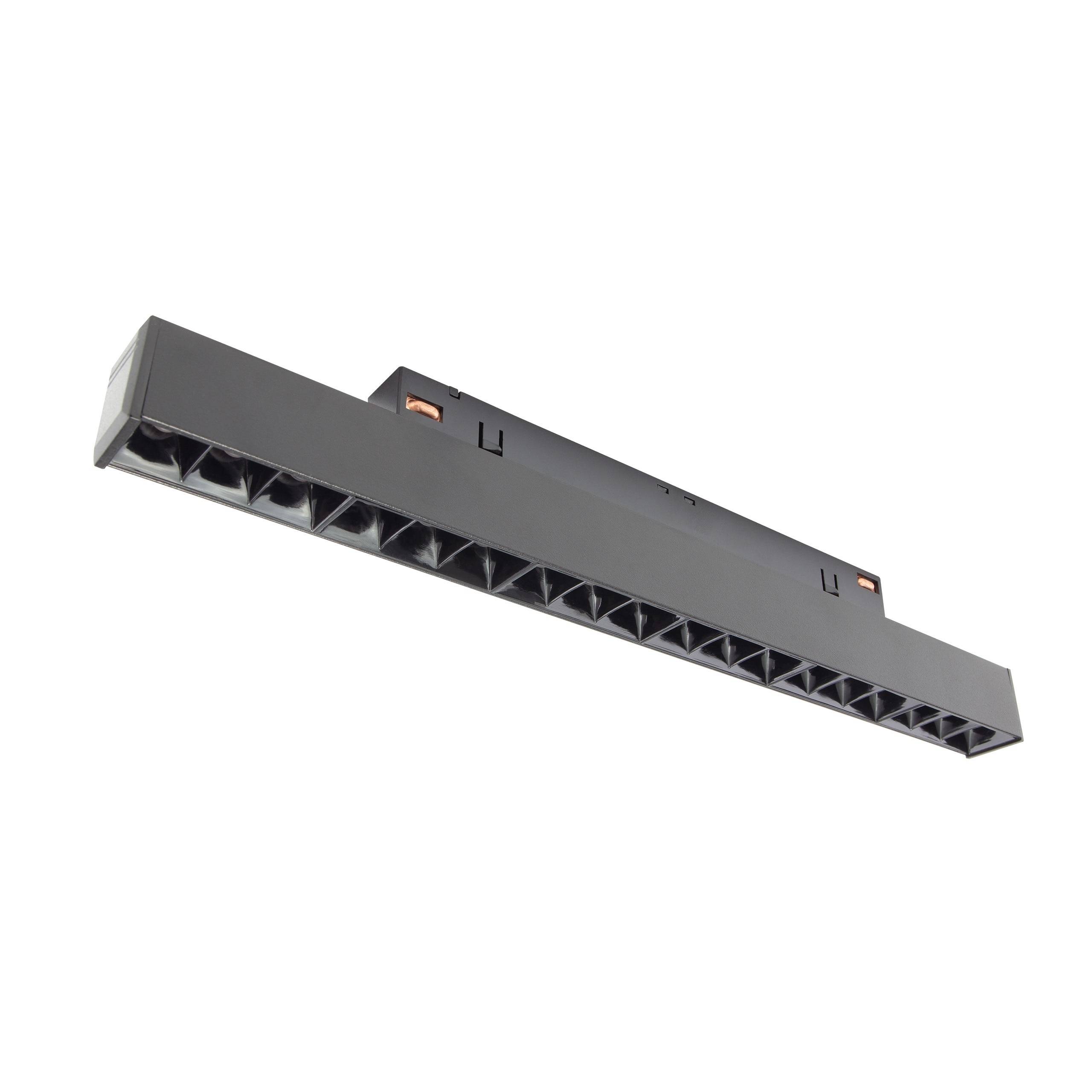 Spectrum LED SYSTEM Shift GRID M 17W 48V Schienensystem 35° Stromschienenstrahler 1700lm schwarz Warmweiß 3000K