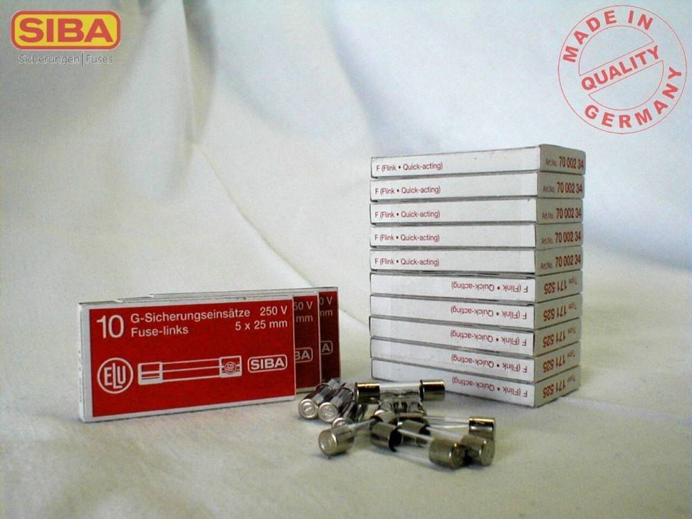 Siba G-Sicherung F 1A 171525