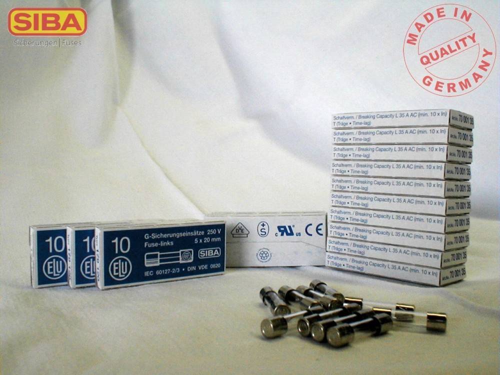 Siba G-Sicherung T 63mA 179120