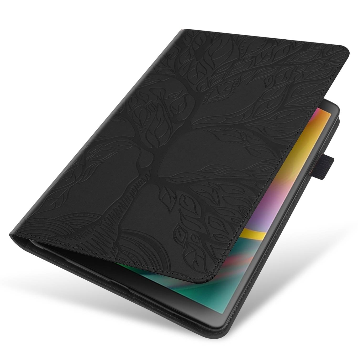Tablet Schutz Hülle für Xiaomi Pad 8 / 8 Pro / Pad 7 / 7 Pro Baum Motiv Schwarz/