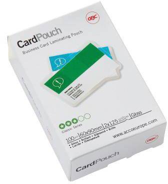GBC 126240300 GBC Folientasche CardPouc h 3743157 60x90mm 100 St. /Pack. Spezi