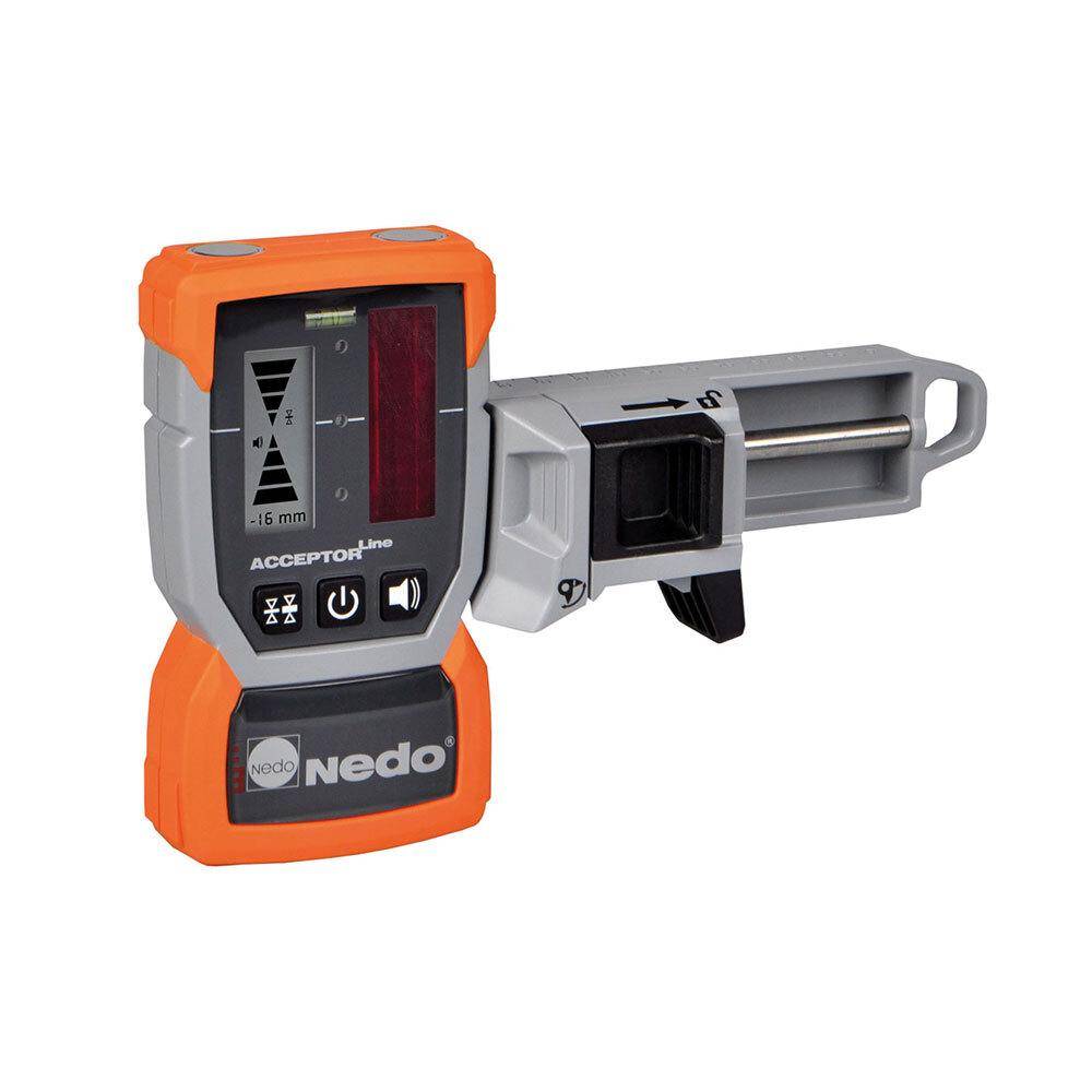 Nedo Laserempfänger - ACCEPTOR Line - mit Ruck-Zuck-Klemmung - Preis per Stück