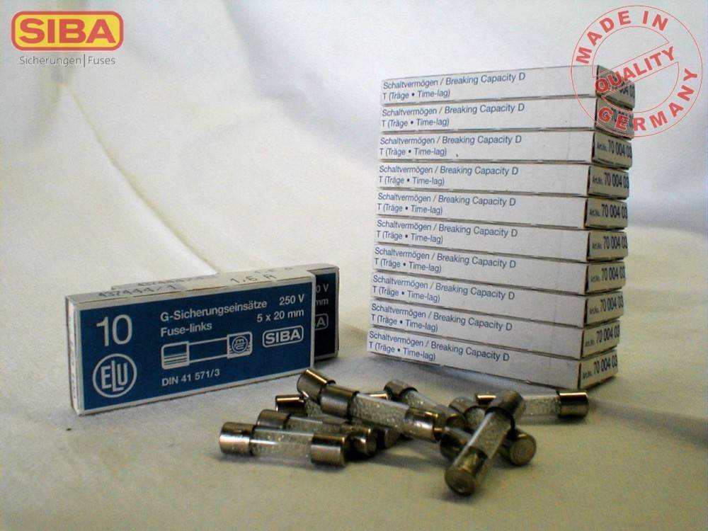 Siba G-Sicherung T 10A 173100