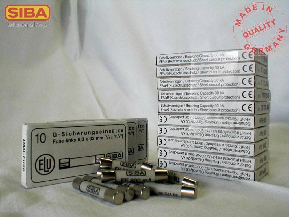Siba G-Sicherung FF 1,6A 7017540