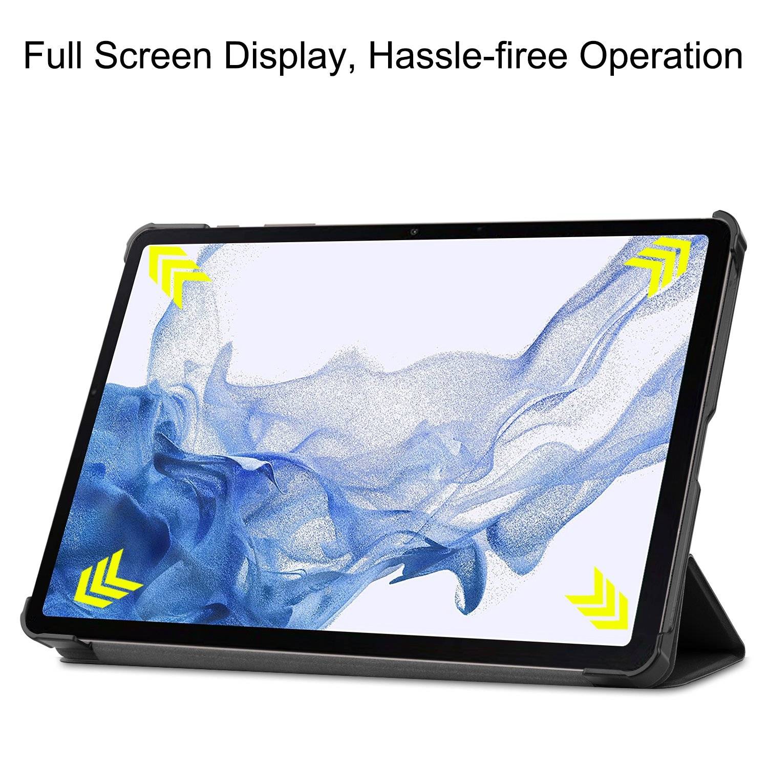 Für Samsung Galaxy Tab S10 Plus / S9 Plus FE Plus / S8 Plus 3folt Wake UP Smart Cover Tablet Tasche Hülle Case Neu/