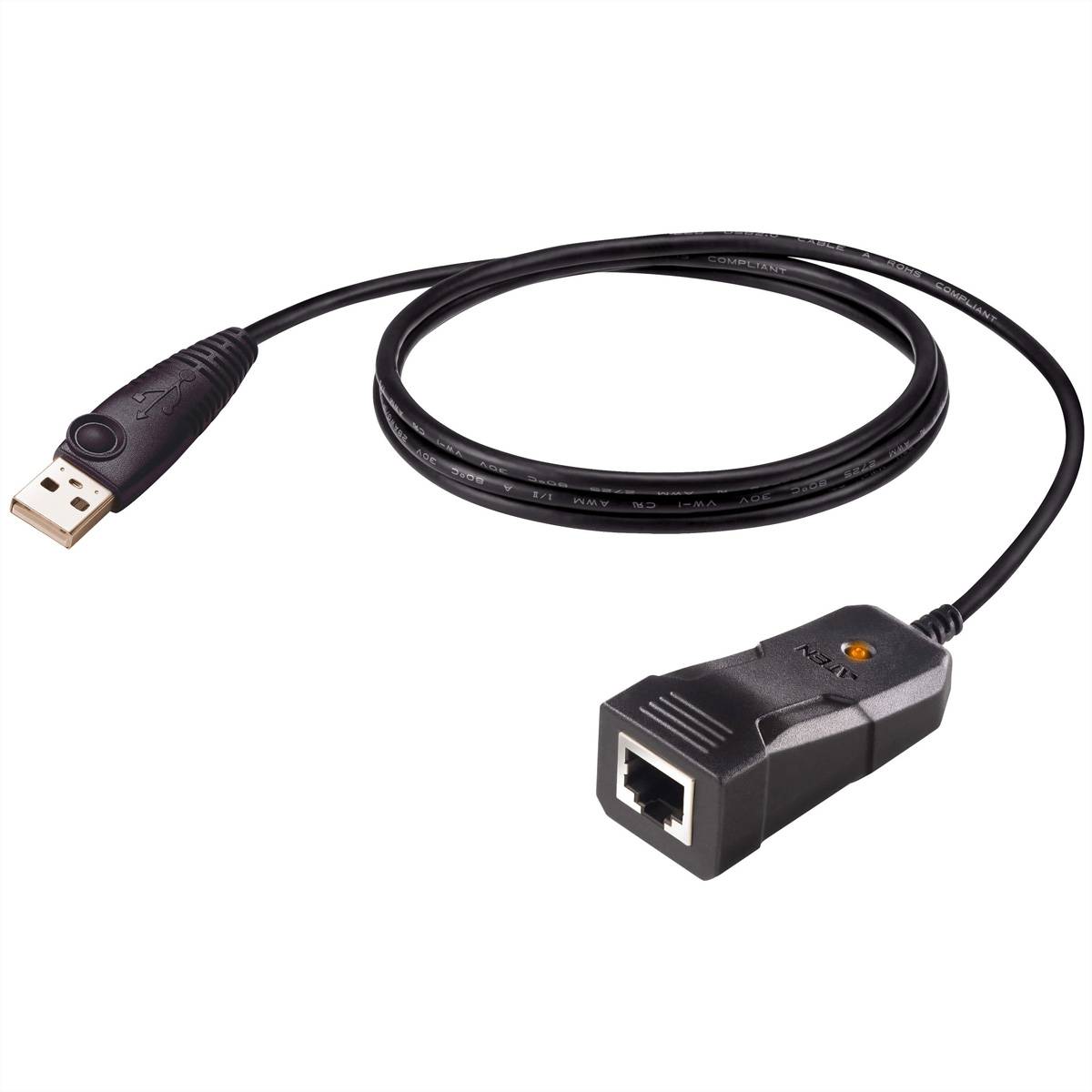 ATEN UC232BF USB to RJ-45 (RS-232) Console Adapter (FTDI), 1,2 m Adapter, Terminatoren, Konverter