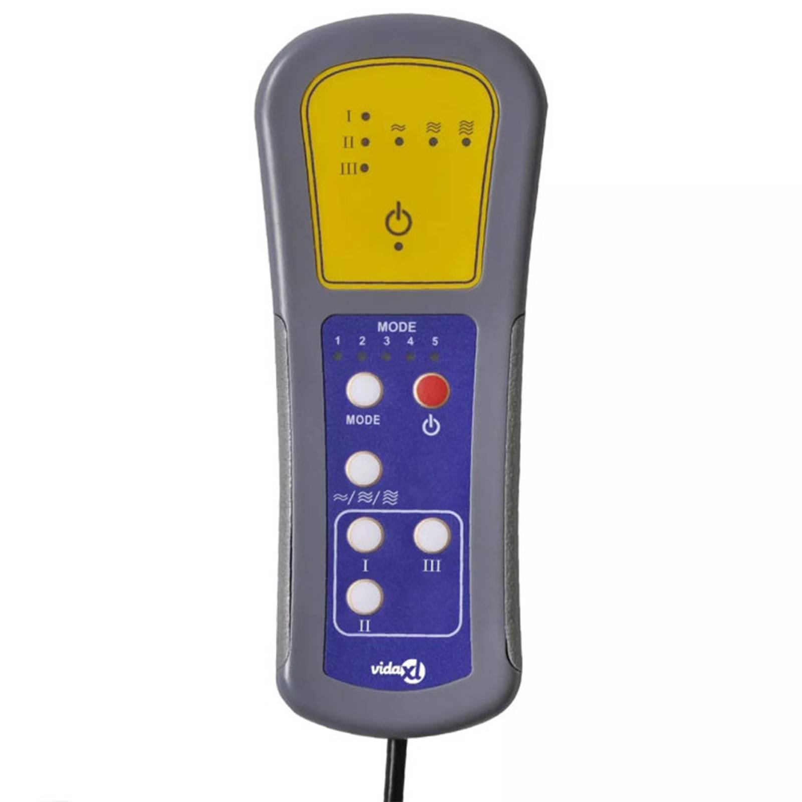 vidaXL Massagesessel Braun Mikrofaser