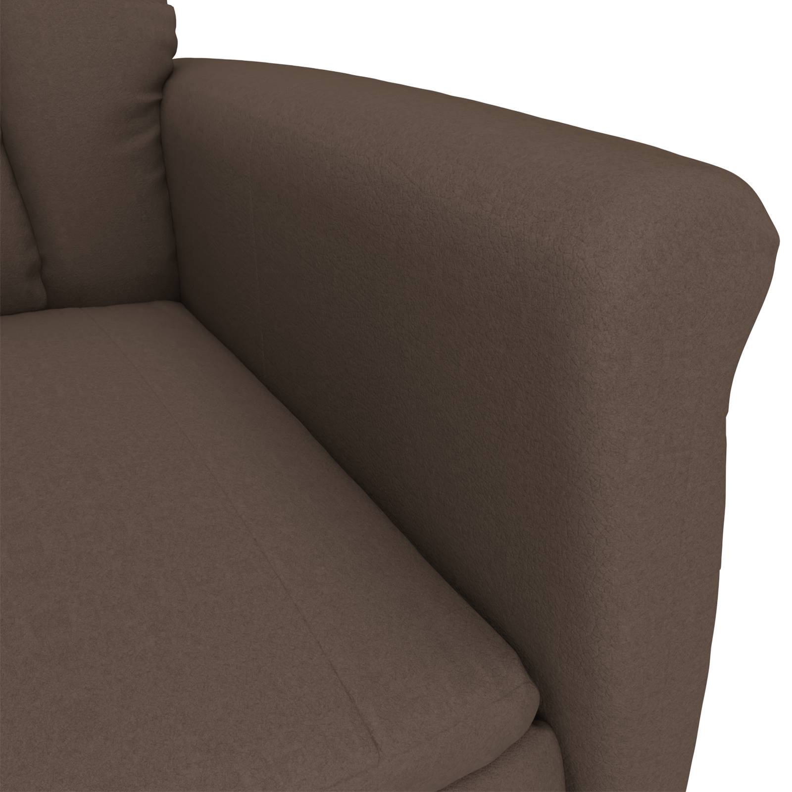 vidaXL Massagesessel Braun Mikrofaser