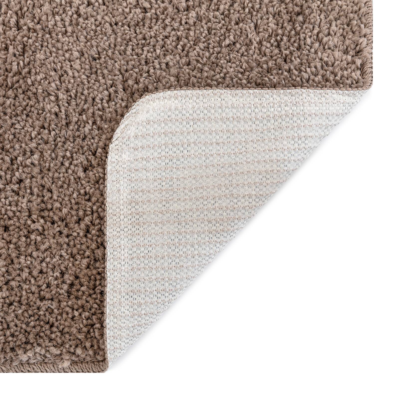vidaXL Badematte Rechteckig Braun 60x90 cm Polypropylen Rutschfest
