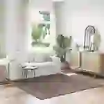 vidaXL Shaggy-Teppich mit Latexrücken Braun 200x200 cm vidaXL Shaggy-Teppich mit Latexrücken Braun 200x200 cm