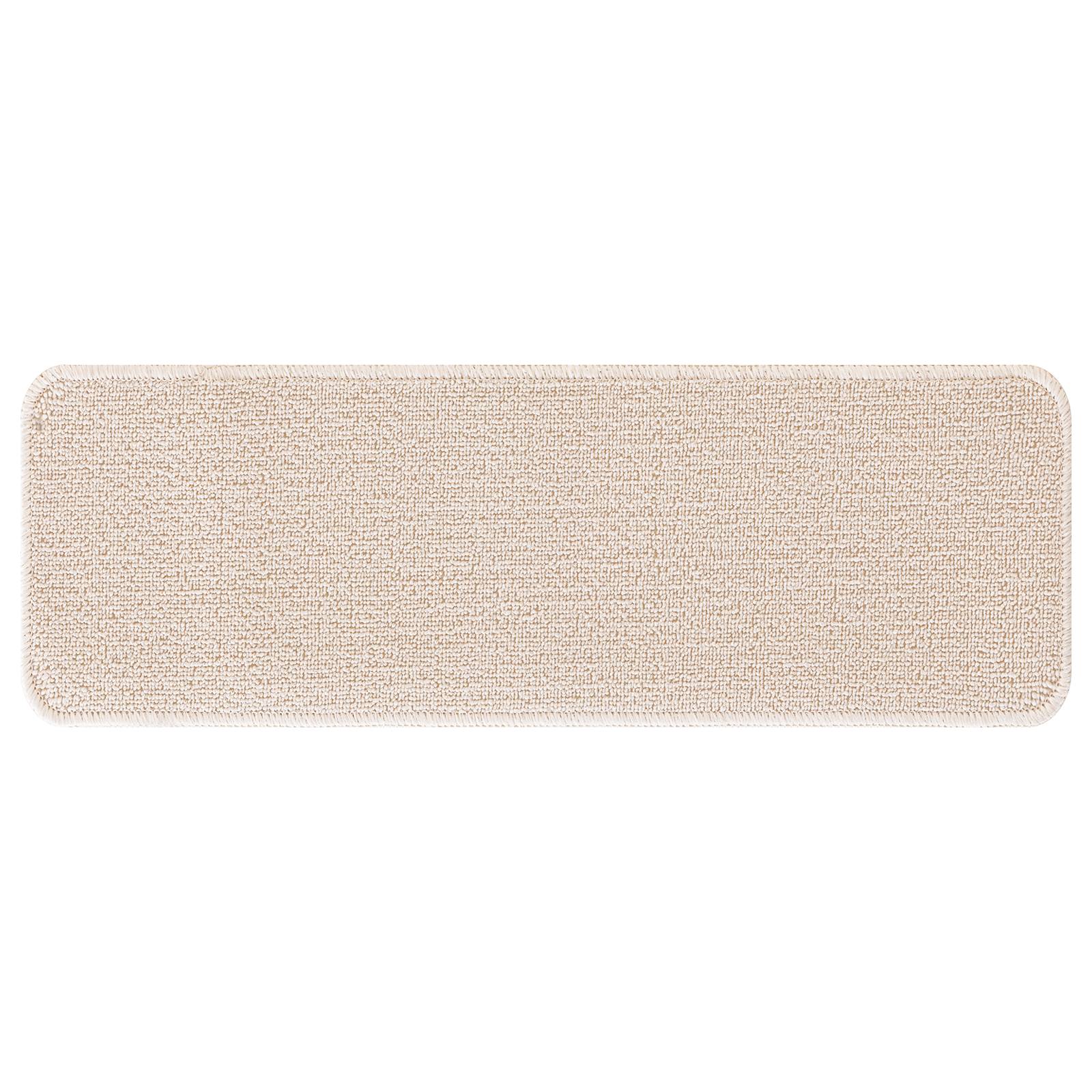 vidaXL Stufenmatten mit Latexrücken Creme 25x60 cm