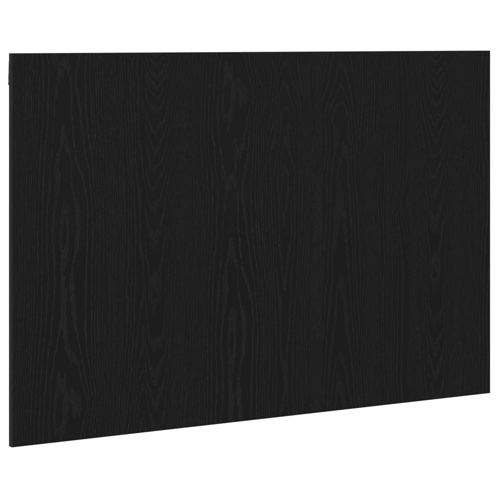 vidaXL Kopfteil Schwarz Eiche 120x1,5x80 cm Holzwerkstoff