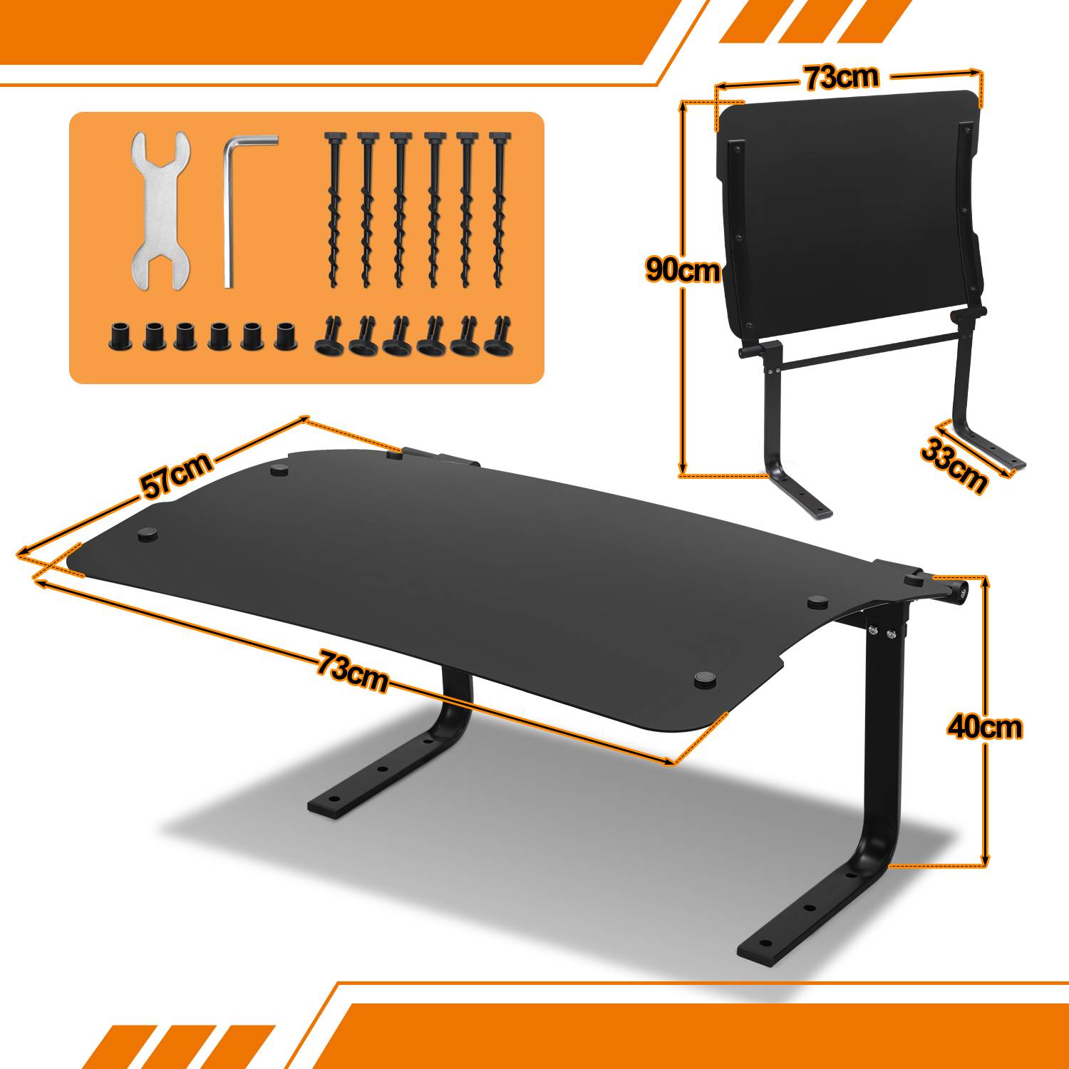 Rasenmäher Garage für Mähroboter Carport Klappbare Überdachung DachStahlrahmen Metall Pulverbeschichtet 73x57x40cm Schwarz