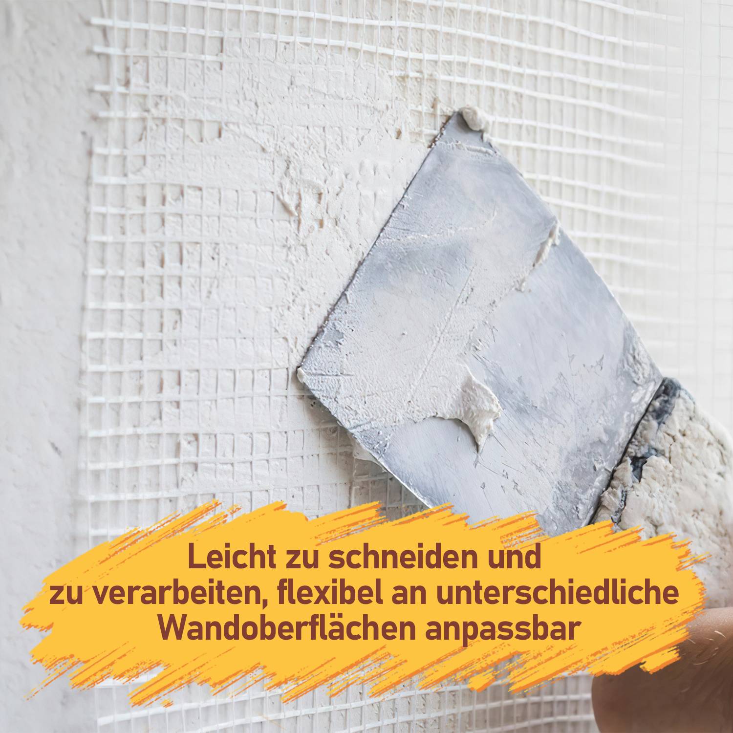 1000m² Armierungsgewebe Putzgewebe (1m x 50m) Gewebe Putz Gittergewebe 160g/m² Glasfasergewebe 4mm x 4mm Glasfaser Fassade Weiß