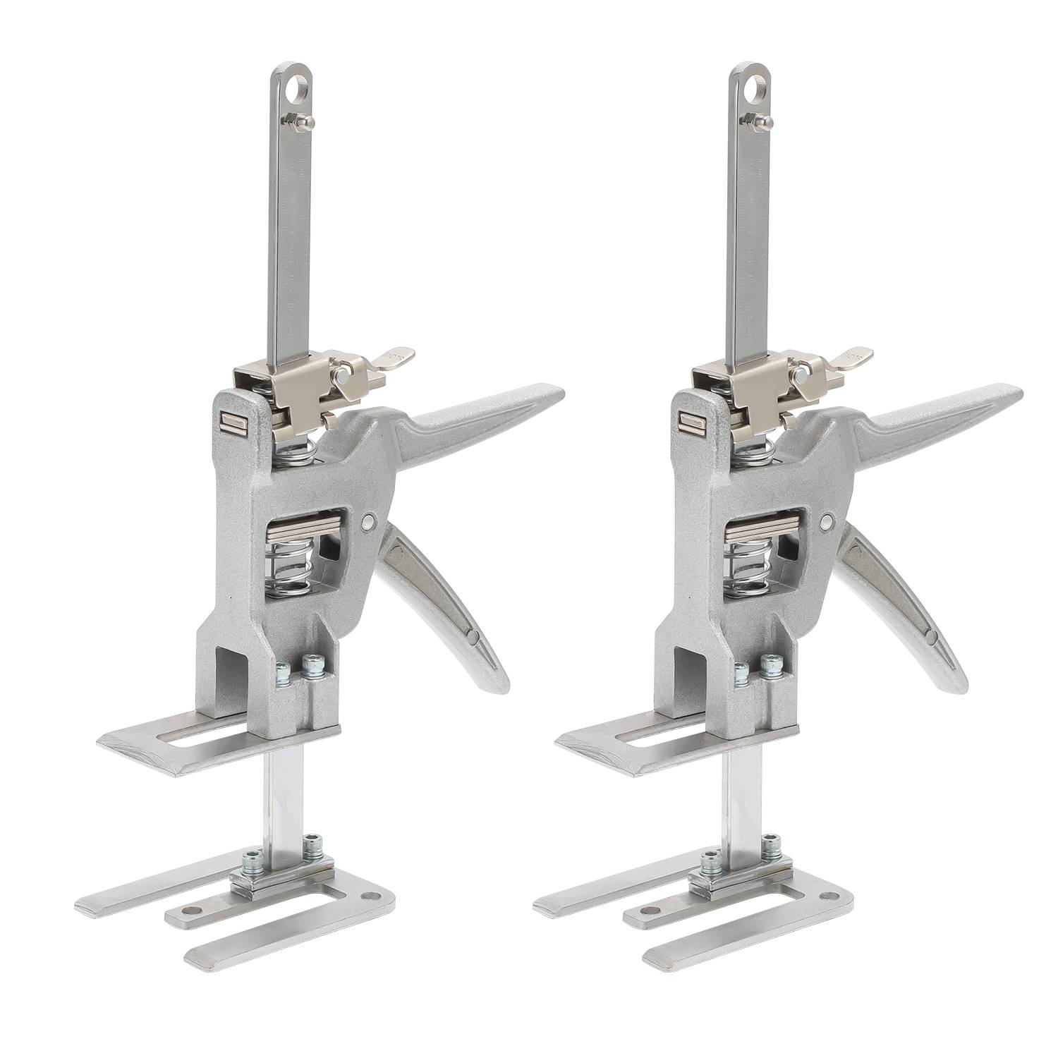 2x Handwerkzeugheber Gipskartonplatten Hebevorrichtung Schrankheber Bis 150Kg, Einstellbar 0cm-14.5cm