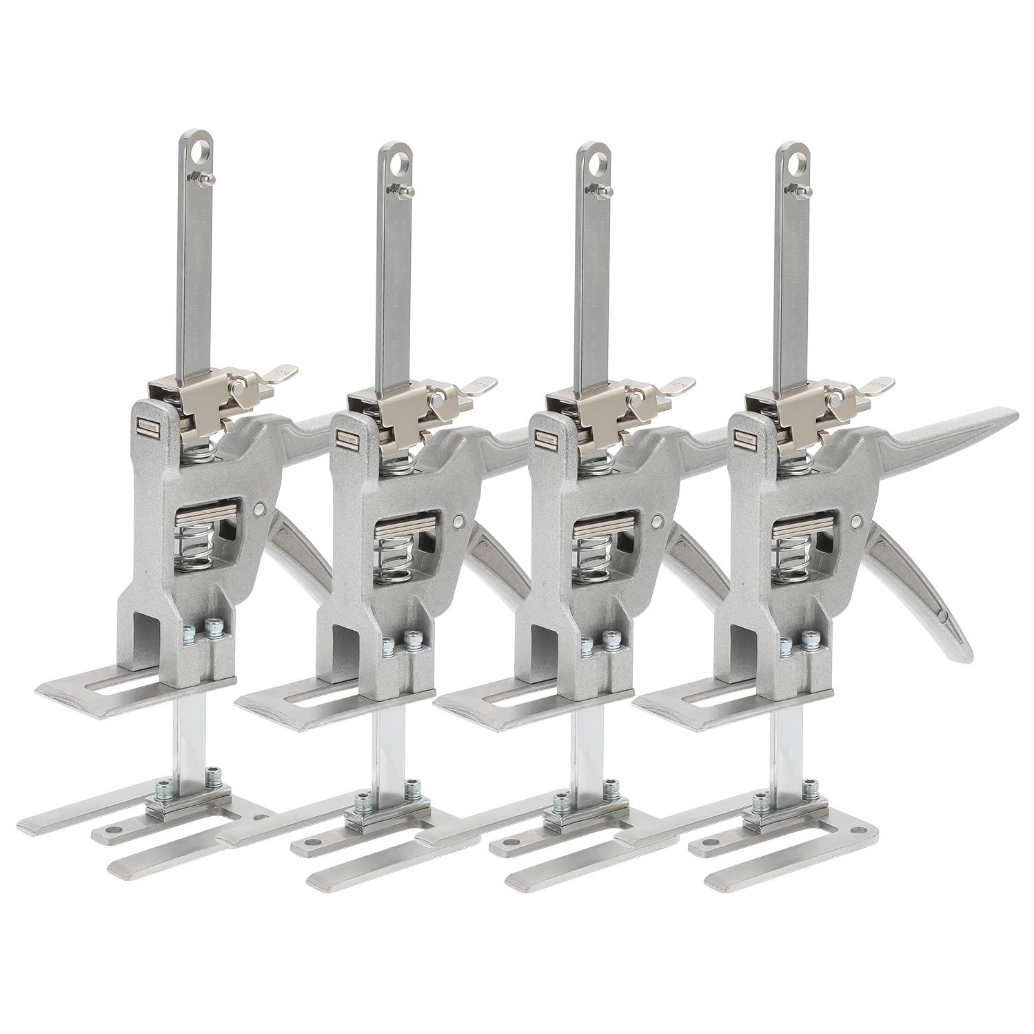 4x Handwerkzeugheber Gipskartonplatten Hebevorrichtung Schrankheber Bis 150Kg, Einstellbar 0cm-14.5cm