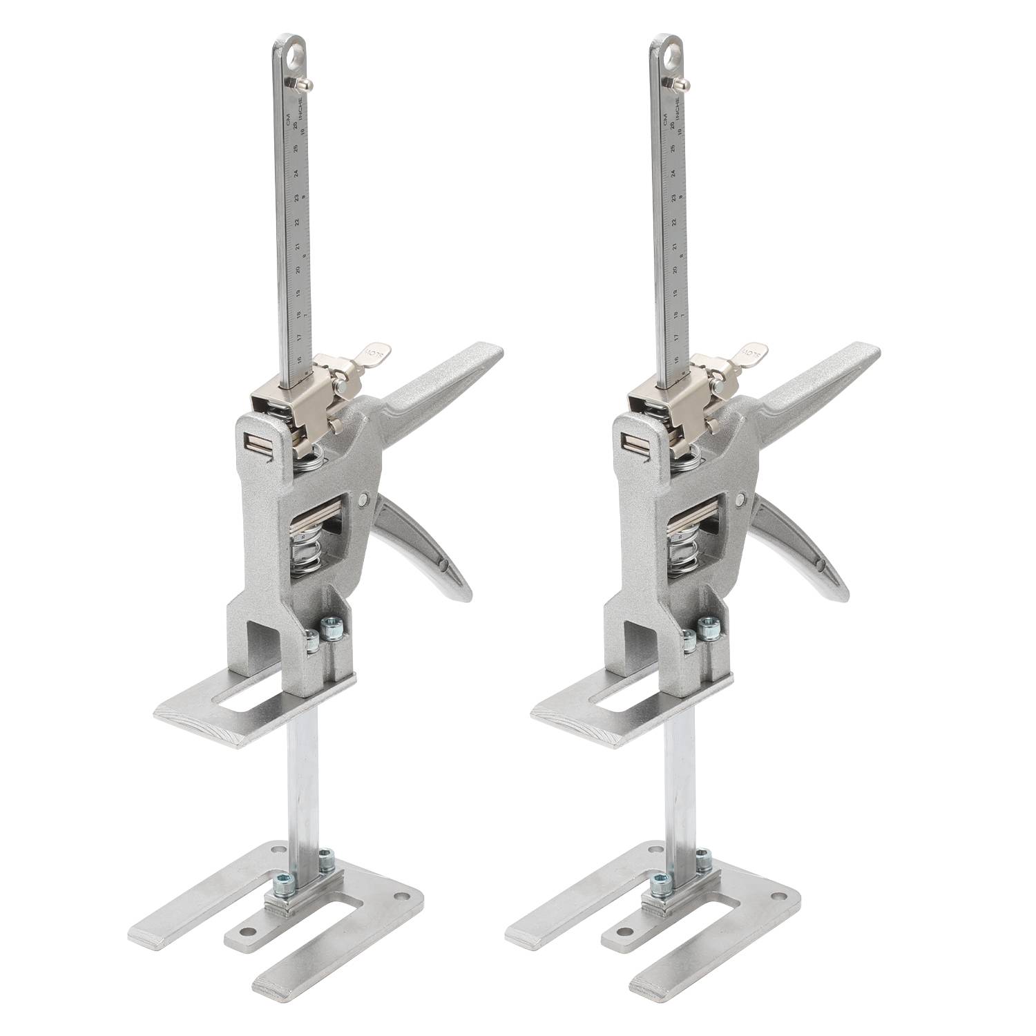 2x Handwerkzeugheber Gipskartonplatten Hebevorrichtung Schrankheber Bis 150Kg, Einstellbar 0cm-23cm