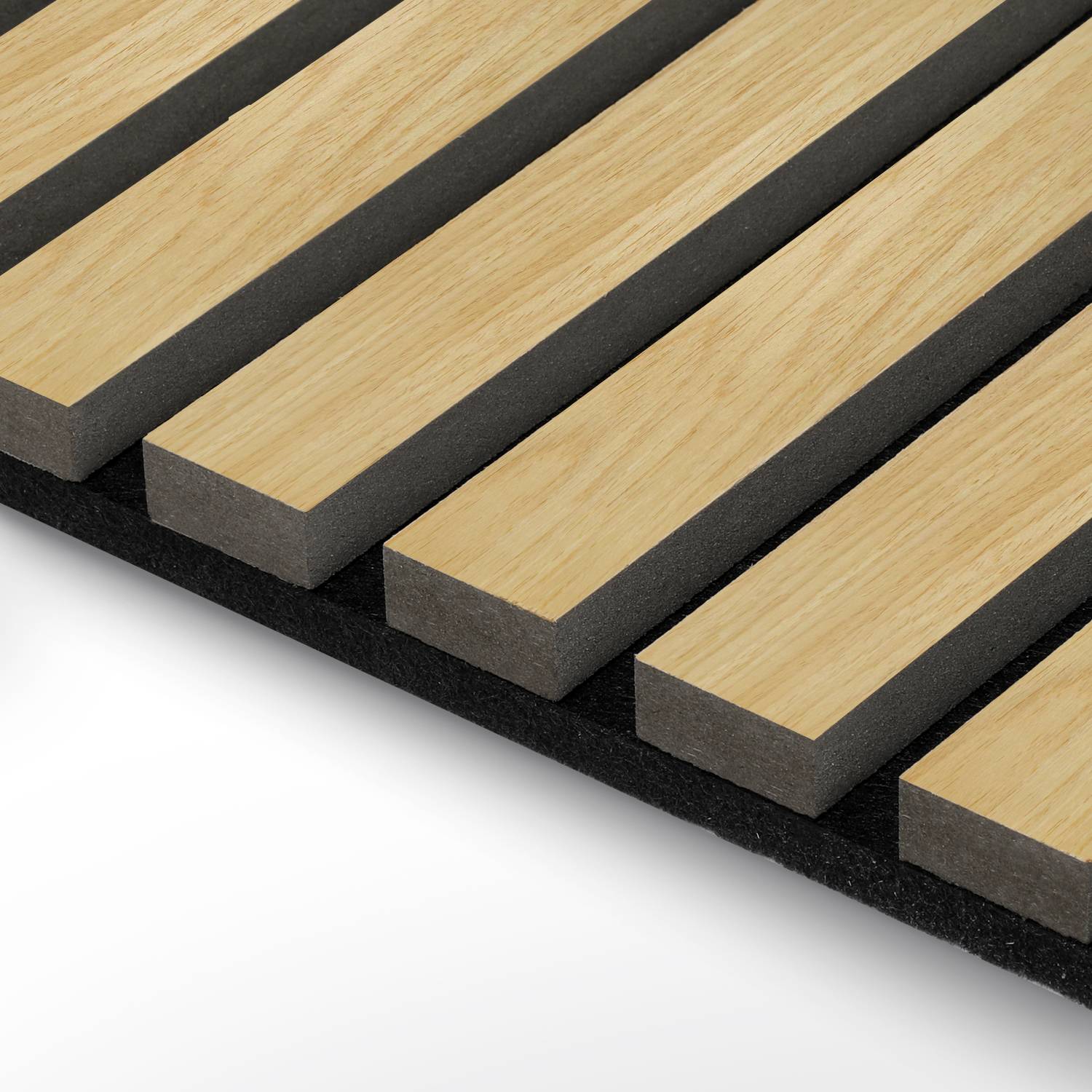 Akustikpaneel Wandverkleidung 120x60x2.1cm MDF Akustikpaneele Wandpaneele 1x Hölzern