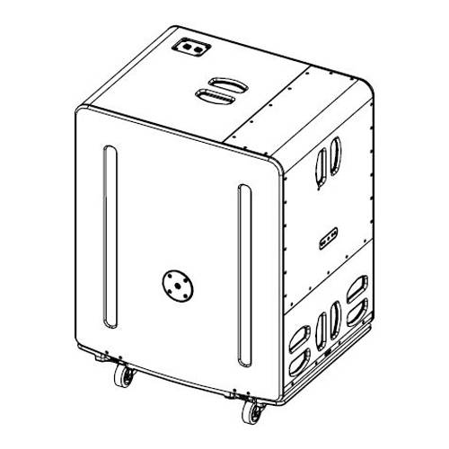 NEXO VNT-WB01 - Rollbrett für B218 Bass-Modul & L20 Hochleistungs-Subwoofer