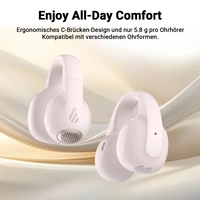 Edifier Open-Ear True Wireless Kopfhörer, Bluetooth 5.4, 28H Akku & IP56, AI-Mikrofone mit Geräuschunterdrückung - Pink Edifier Open-Ear True Wireless Kopfhörer, Bluetooth 5.4, 28H Akku & IP56, AI-Mikrofone mit Geräuschunterdrückung - Pink