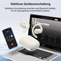 Edifier Echte kabellose Open-Ear-Kopfhörer mit Hi-Res Audio, Bluetooth 5.4, 40H Akku & IP55 für Radfahren - Weiß Edifier Echte kabellose Open-Ear-Kopfhörer mit Hi-Res Audio, Bluetooth 5.4, 40H Akku & IP55 für Radfahren - Weiß