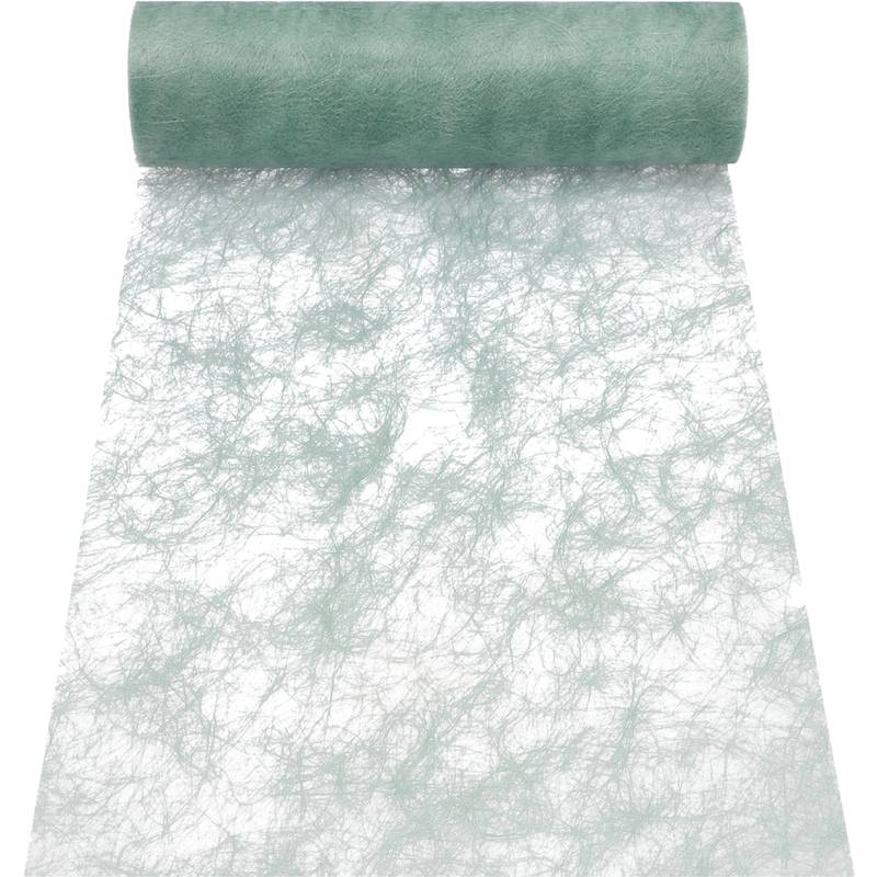 PAPSTAR Tischläufer/Dekoband "Sizoflor", jadegrün